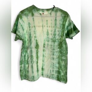 Unisex Hanes Tie-Dye Cannabis Short Sleeve T-shirt